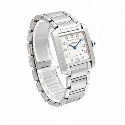 Cartier Tank Française Small WE110006 Diamond Dial Watch